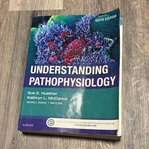 Understanding Pathophysiology Textbook - Teal & Purple Cover